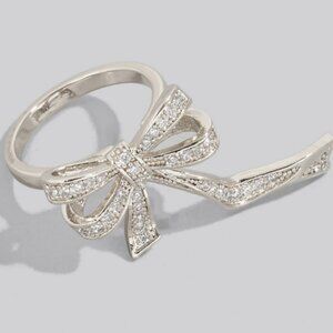 Silver Bow Ring